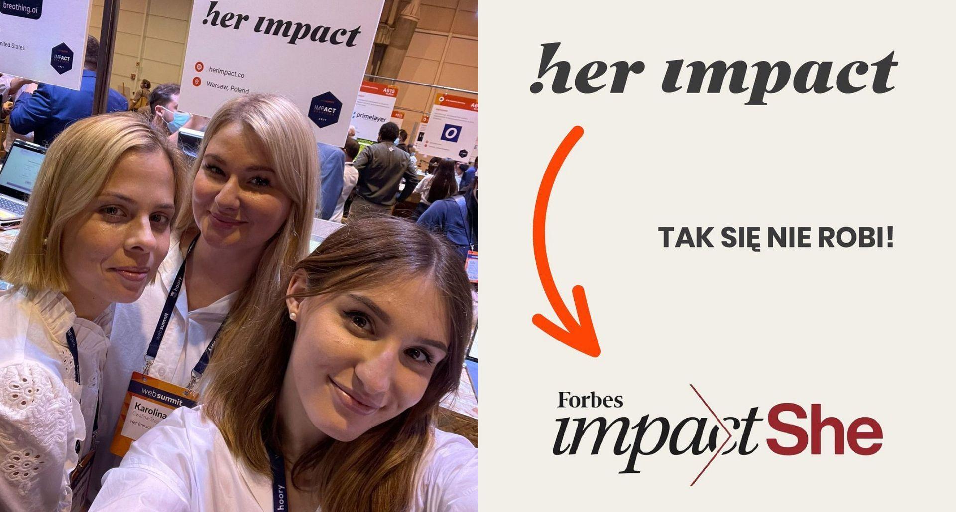 Medialny gigant „pożyczył” nie swój pomysł? Twórczynie Her Impact reagują