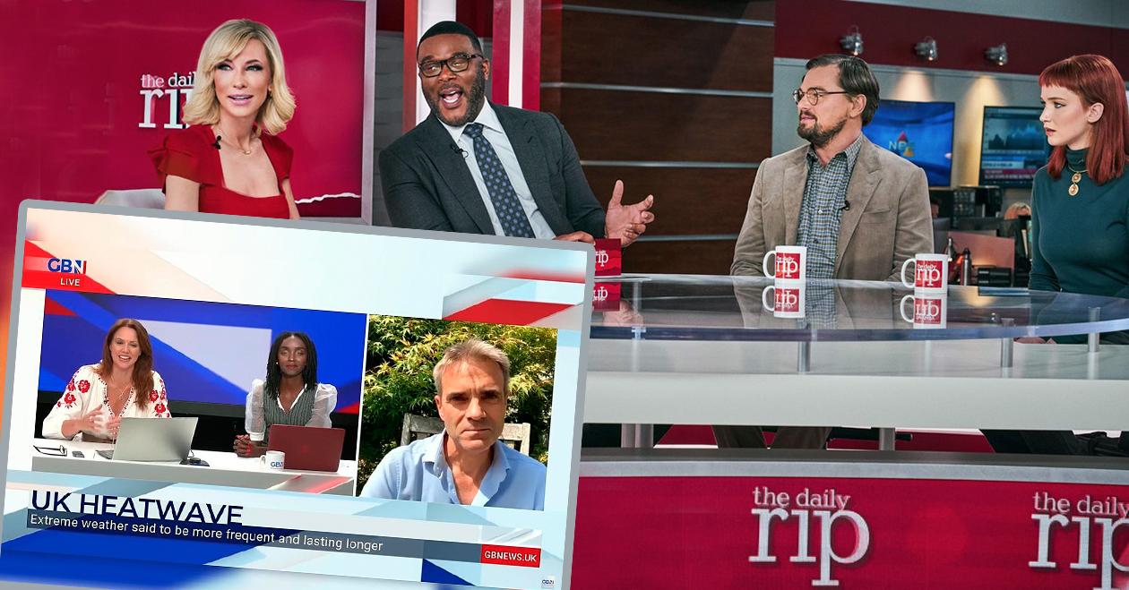 Scena niczym z „Nie patrz w górę". Szokująca reakcja dziennikarki na słowa naukowca o upałach