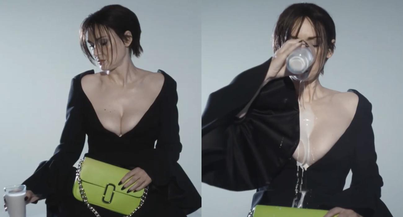Winona Ryder seksownie pije mleko w filmiku promującym kampanię Marca Jacobsa