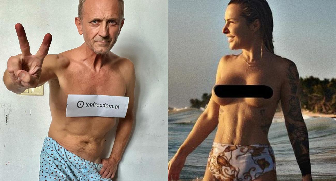 Ostaszewska, Lipińska, Chyra i inni walczą o równe prawo do pokazywania klatki piersiowej