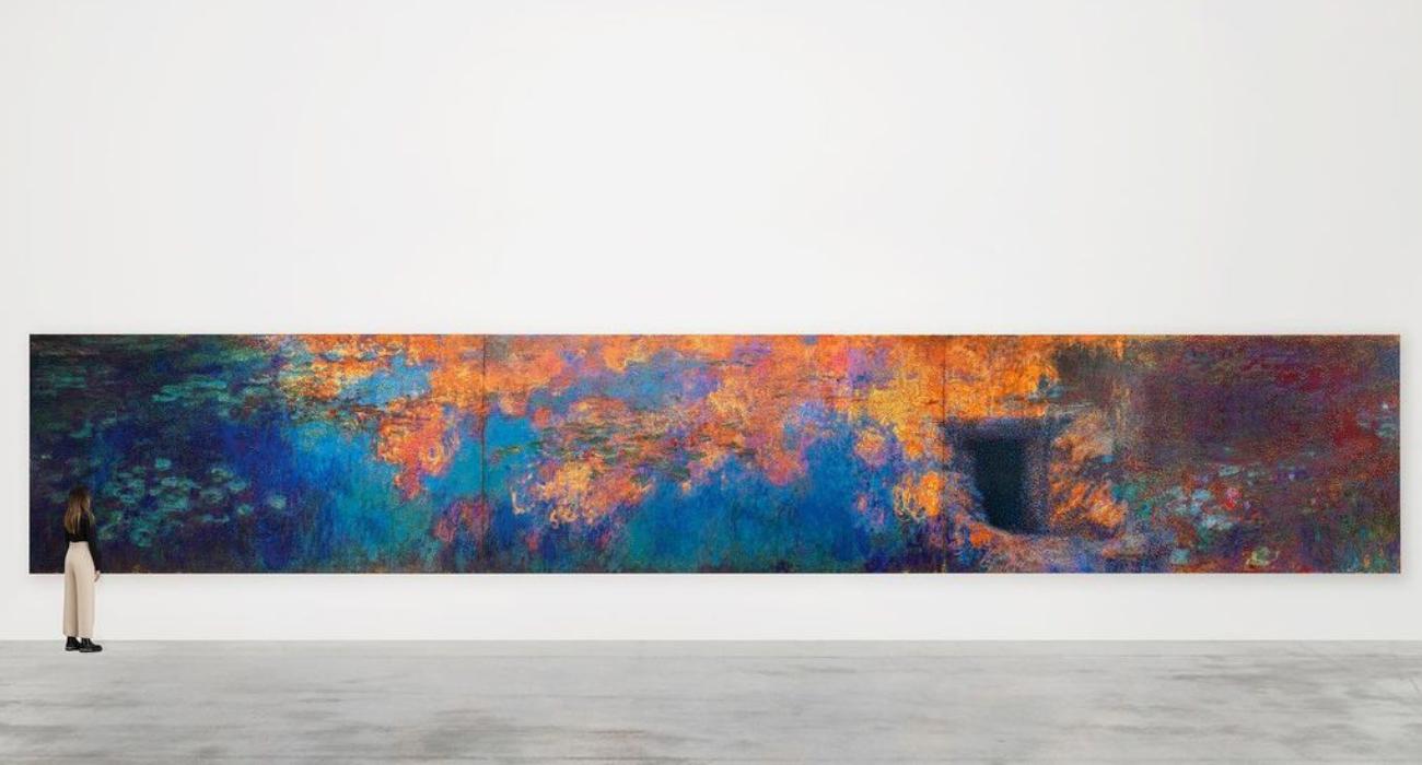 Artysta zbudował „Lilie wodne” Moneta z 650 tys. klocków Lego