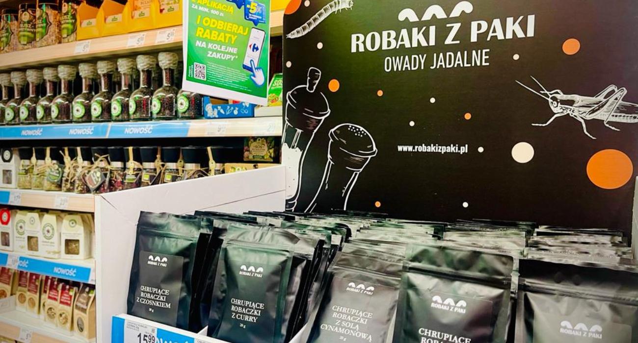 Jadalne owady robią furorę w Polsce – sieć spożywcza rozszerza ofertę