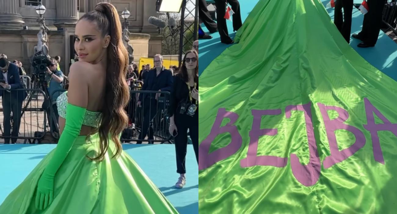 Eurowizja: Blanka przechytrzyła hejterów i założyła sukienkę z napisem „Bejba”