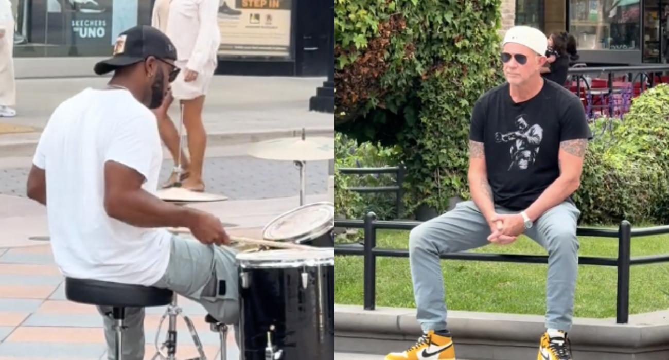 Na viralowym wideo uliczny muzyk gra Red Hot Chili Peppers… przed Chadem Smithem [WIDEO]