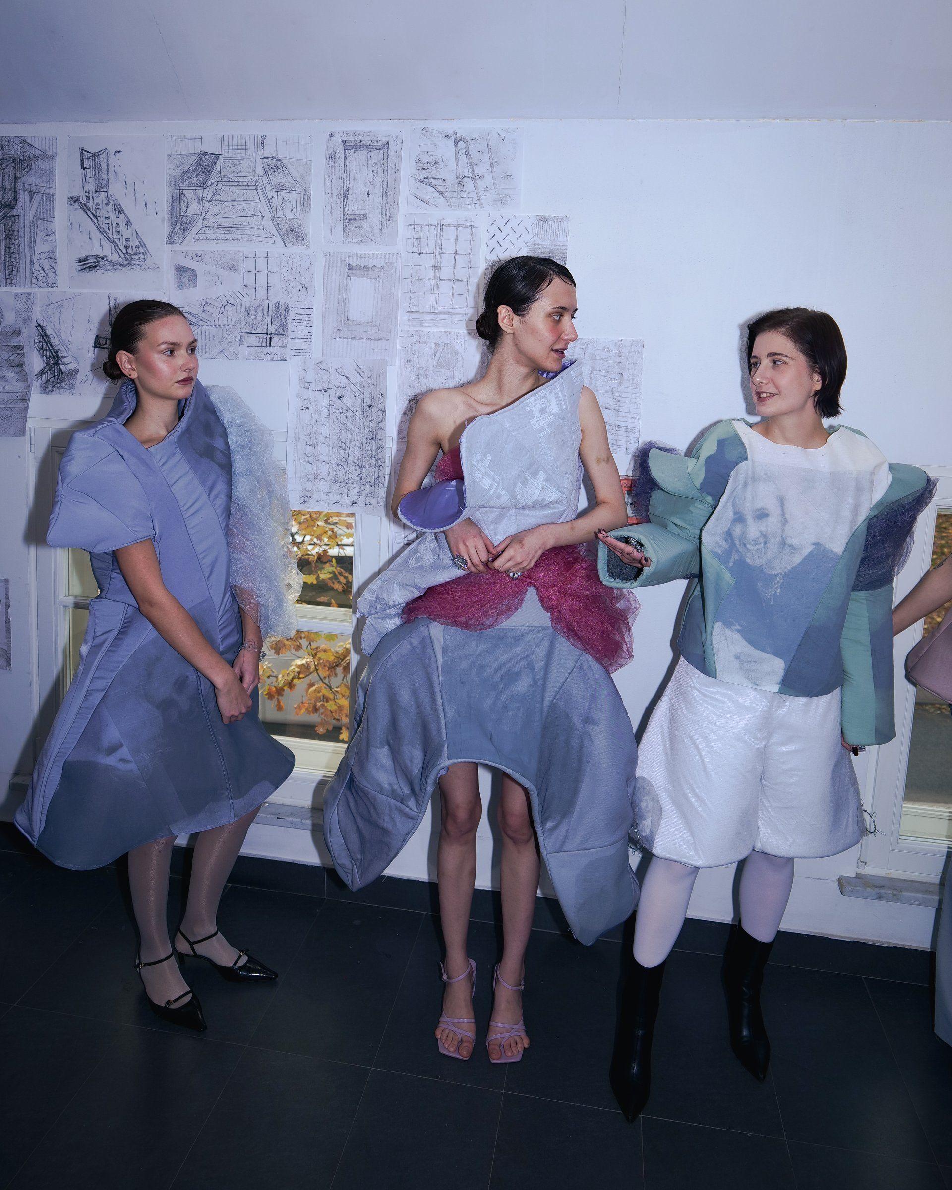 fashion show backstage