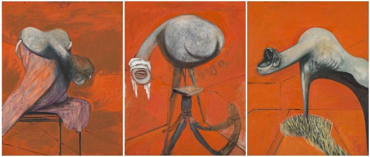 Francis Bacon „Three Studies for Figures at the Base of a Crucifixion