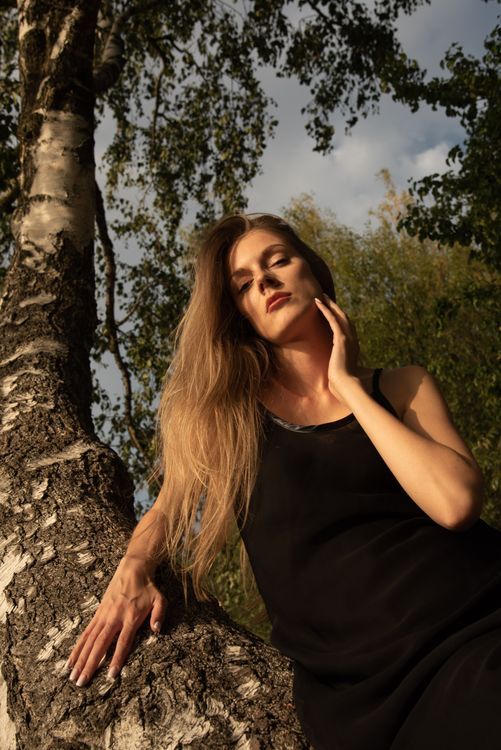 Ada i brzoza Model: IG @adria.n.n.a_tomczak