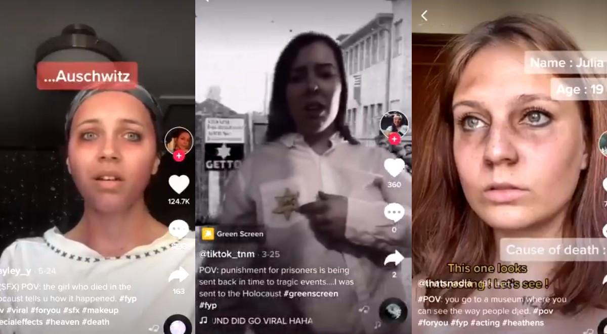 Użytkownicy TikToka udają ofiary Holocaustu. To nowy trend