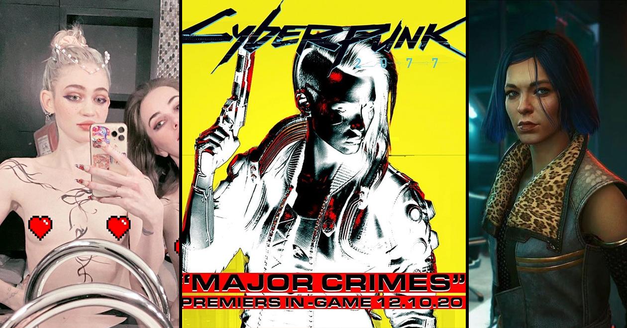 Grimes, Nina Kraviz i inne gwiazdy promują polską grę „Cyberpunk 2077”