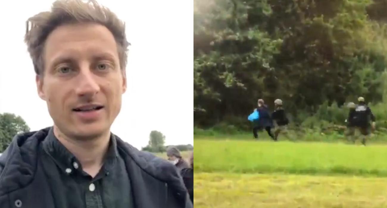 Poseł KO gonił się ze Strażą Graniczną, aby dostarczyć pomoc uchodźcom