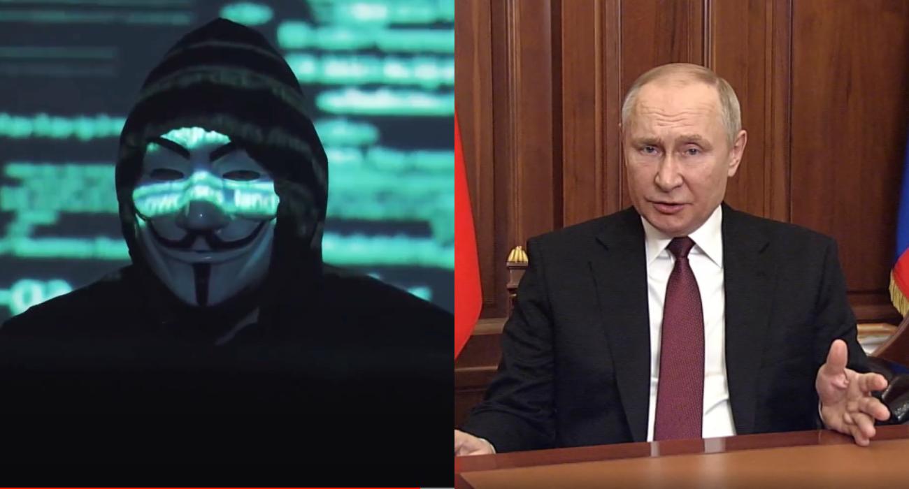 Hakują rosyjską TV, blokują rządowe strony i grożą Putinowi. Anonymous idą na całość