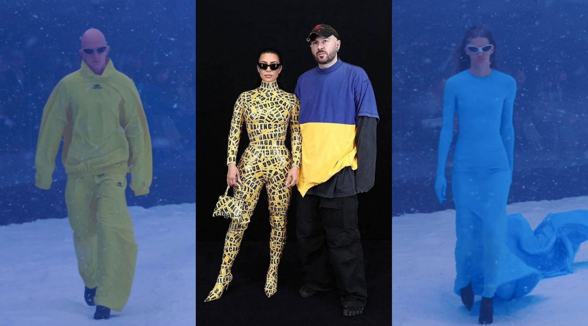 Demna Gvasalia, który sam doświadczył wojny, zadedykował pokaz Balenciagi ukraińskim uchodźcom