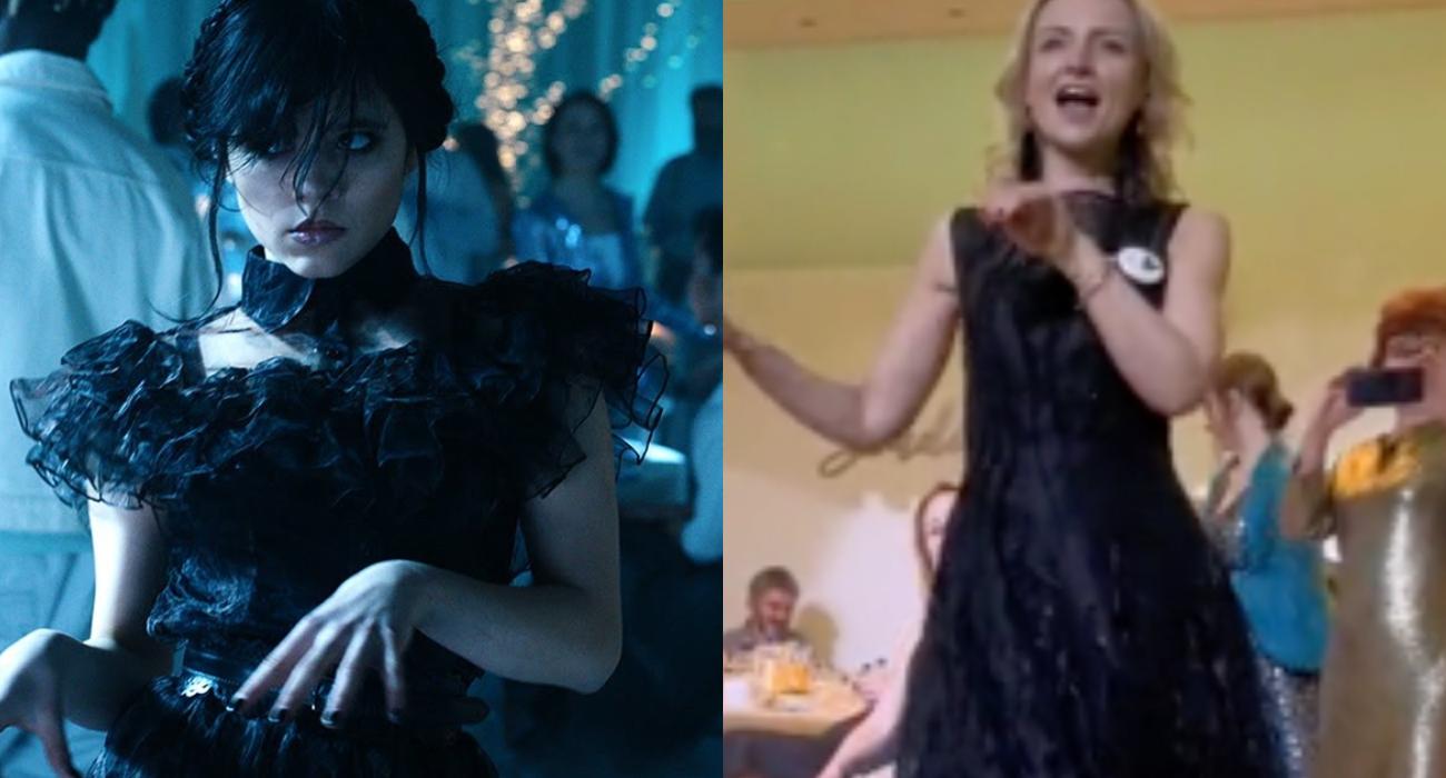 Dyrektorka liceum w Sosnowcu odtworzyła taniec Wednesday na studniówce [wideo]