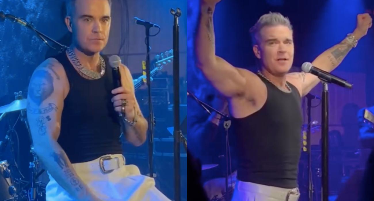 Robbie Williams przyleciał do Warszawy! Zagrał na urodzinach biznesmena [WIDEO]