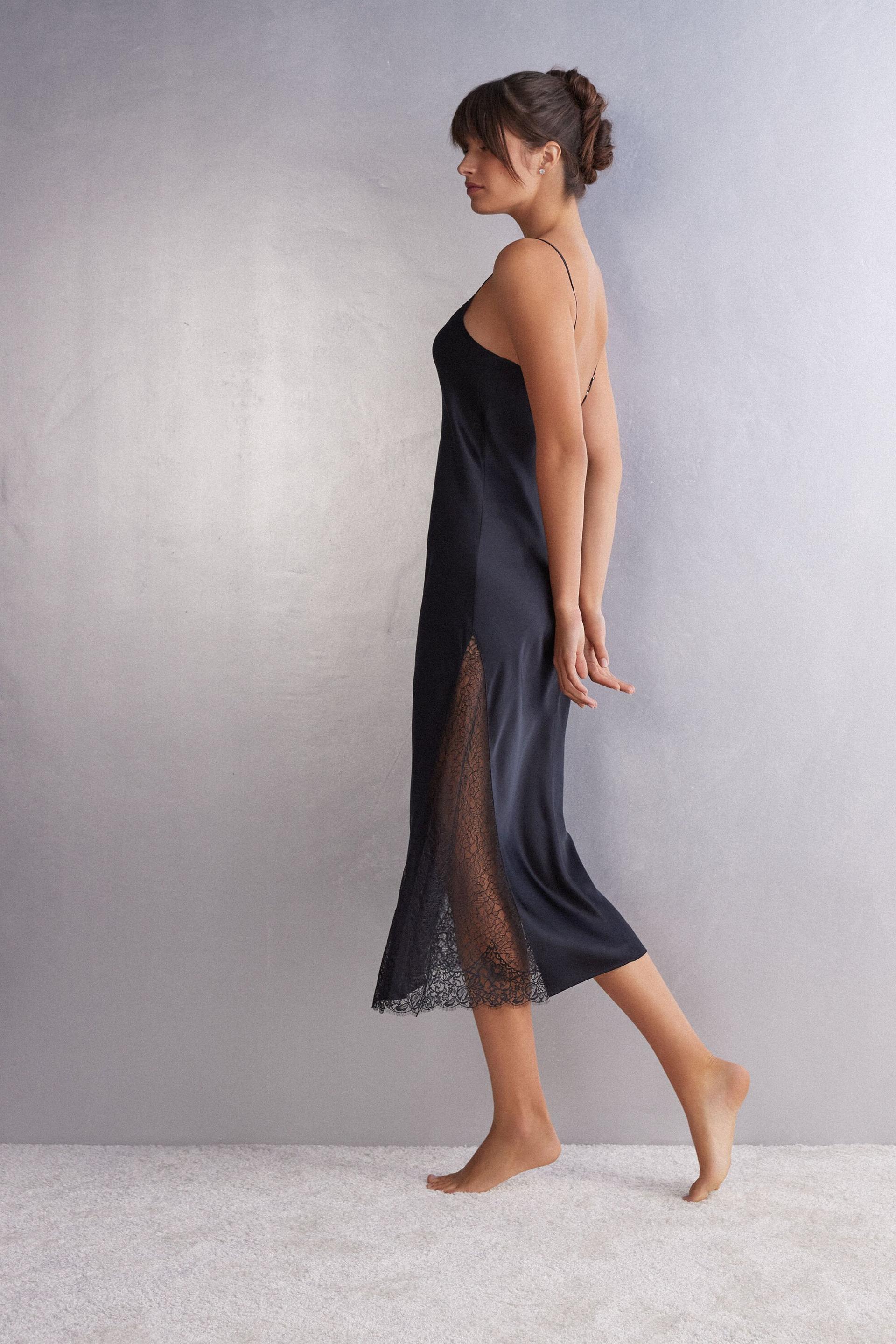 Długa Halka z Jedwabiu Living in Luxe