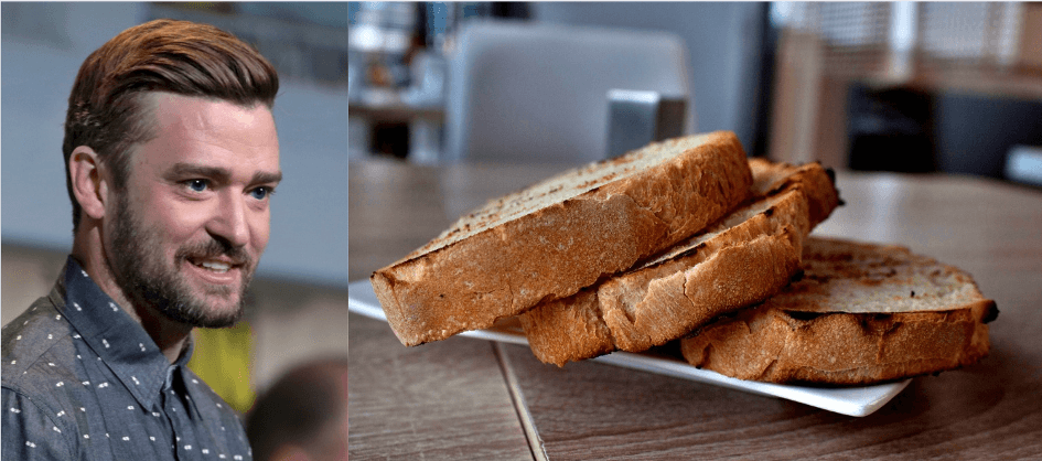 Niedojedzona kanapka Justina Timberlake'a