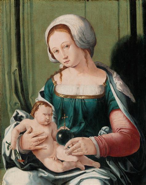 Lucas van Leyden, Virgin and Child