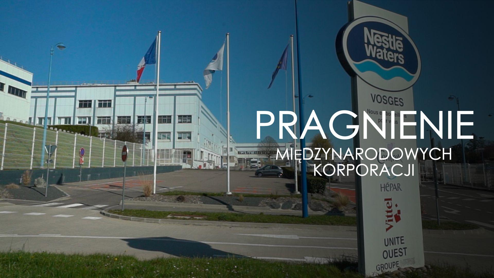 Pragnienie międzynarodowych korporacji