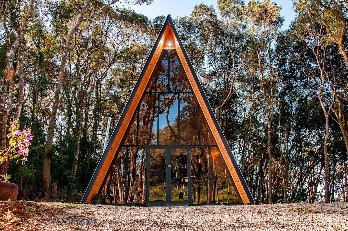 Domek z drugiej części "Zmierzchu"  - Flores de Cunha, Brazylia