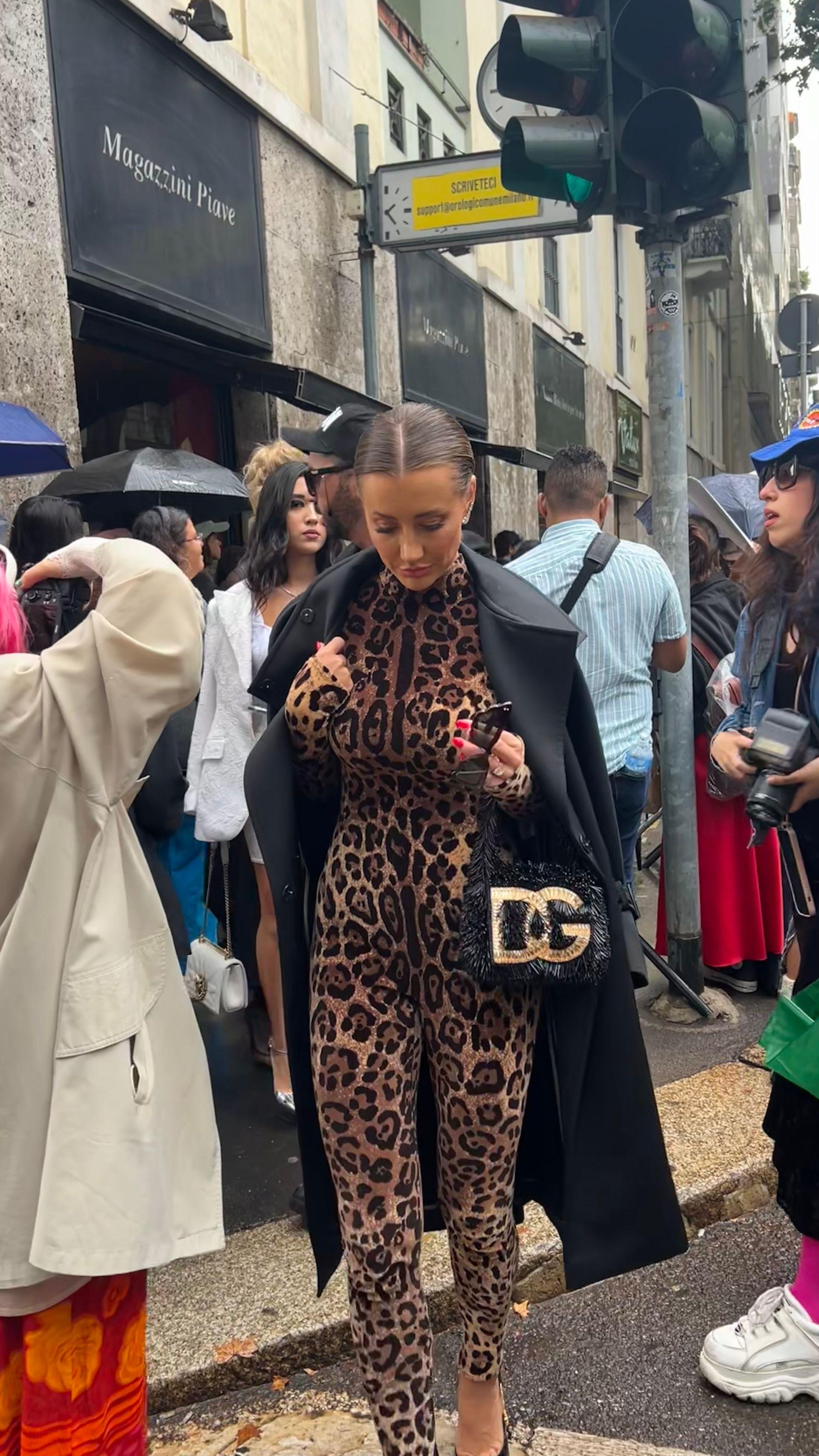 Goście po pokazie Dolce and Gabanna