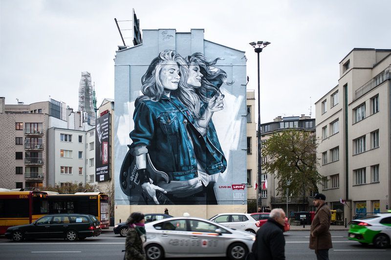 Marka Levi's z grafficiarzami zamieniają stolicę w artystyczny plac zabaw