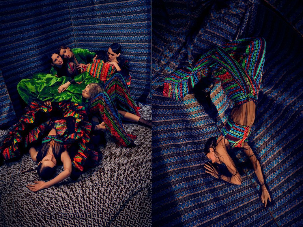 Nowoczesność spotyka się z tradycją w nowej kolekcji KAS KRYST. Przypominające obrazy zdjęcia stworzył  Daniel Jaroszek