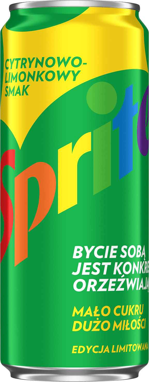 Sprite wprowadza puszki z tęczowym logo z okazji Pride Month