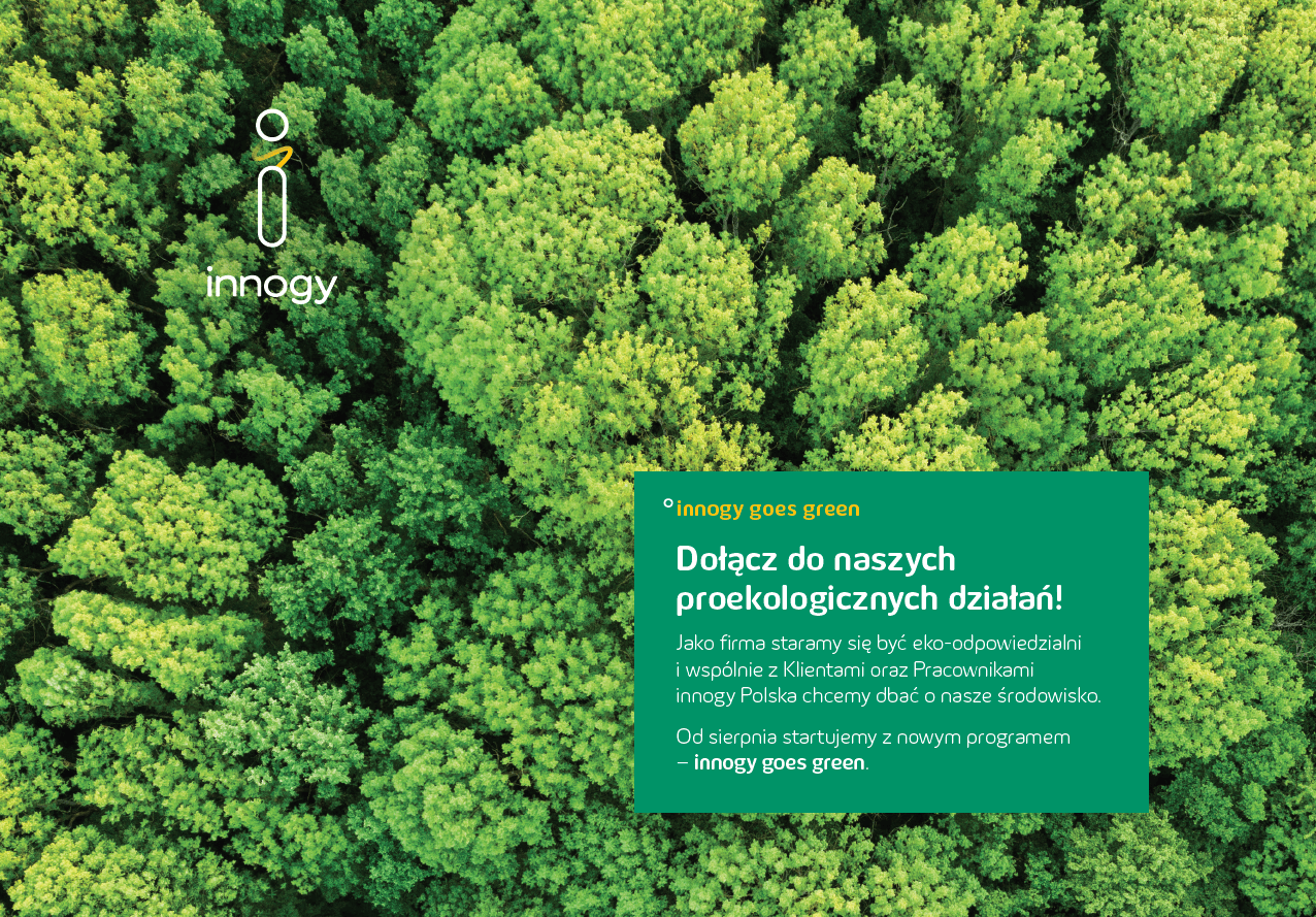 innogy Polska pokazuje, jak być eko w nowym programie "innogy goes green"