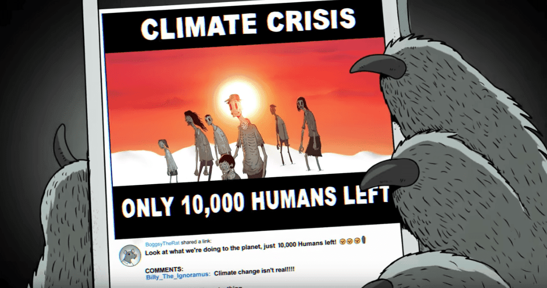 Ludzie jako niewolnicy zwierząt w orwellowskiej animacji brytyjskiego artysty