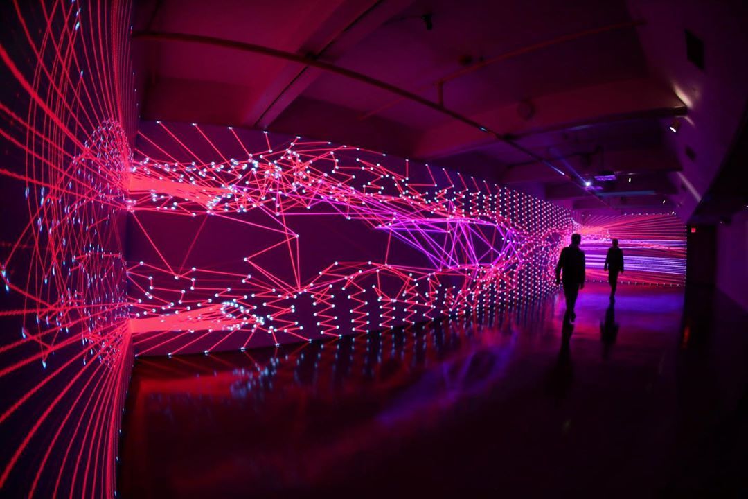 Miguel Chevalier przekształca muzykę w zjawiskowe obrazy graficzne