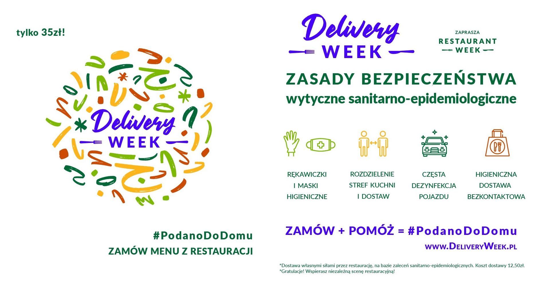 Podano do domu! Trwa Delivery Week - festiwal dostaw z restauracji. Zamów i pomóż