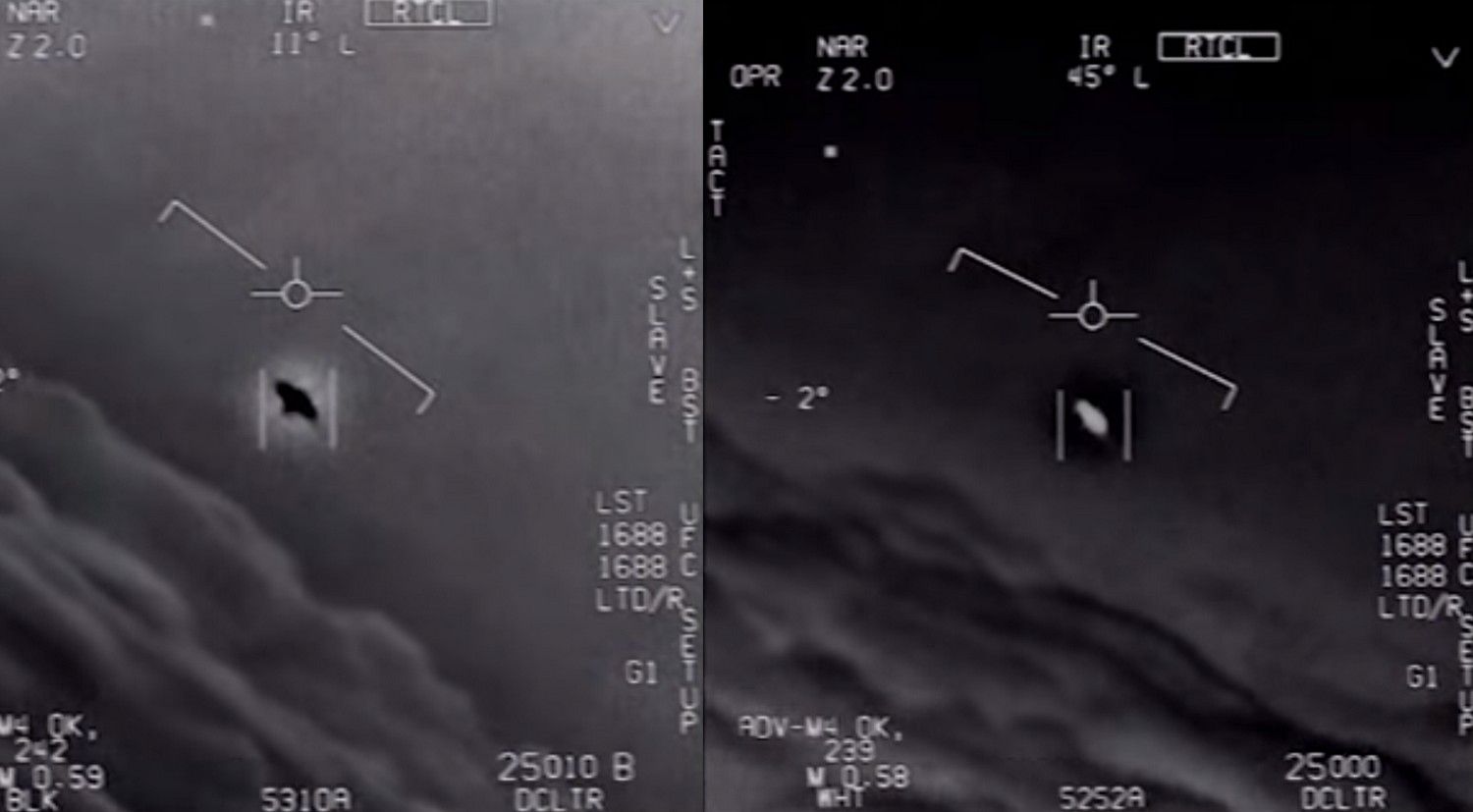 Pentagon opublikował trzy nagrania, na których widać UFO