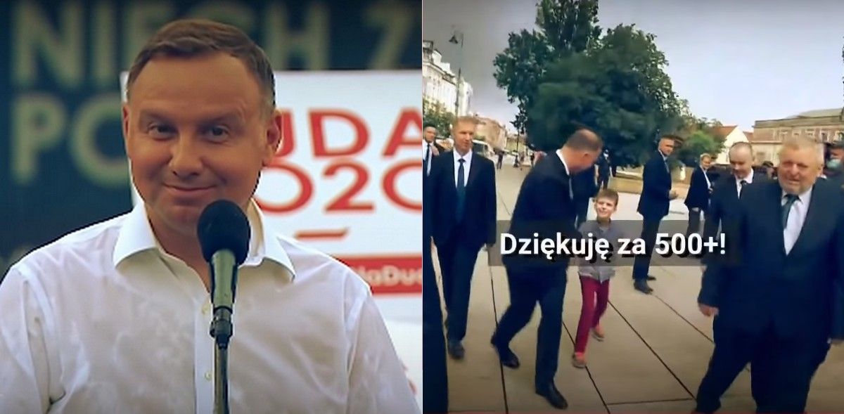 "Wiadomości" TVP zrobiły dla prezydenta Dudy laurkę, która przypomina spot wyborczy