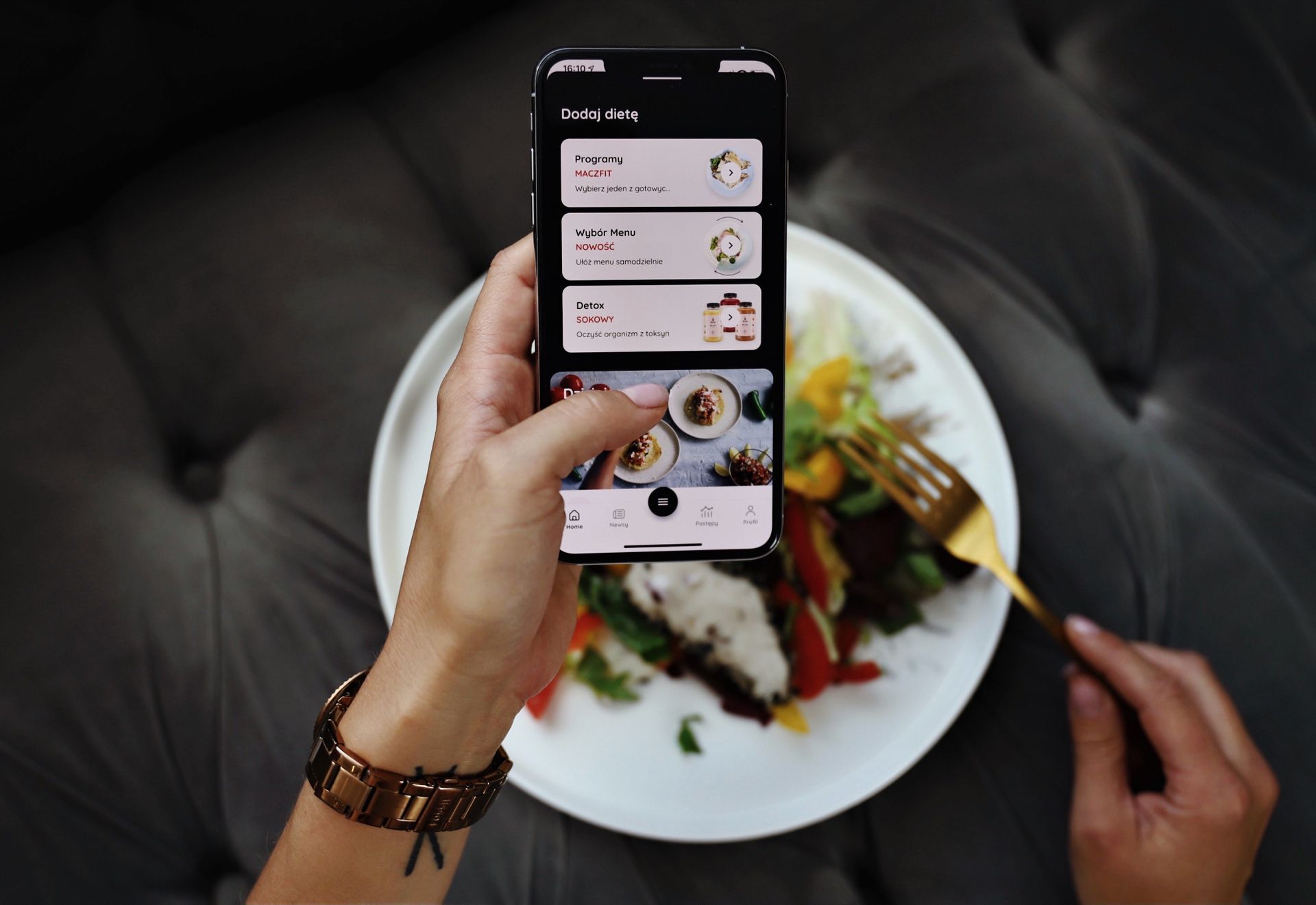 Takiego cateringu dietetycznego jeszcze nie było. Maczfit wystartował z aplikacją, której nie znajdziemy nigdzie indziej