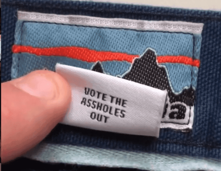 Polityczny manifest na metce Patagonii