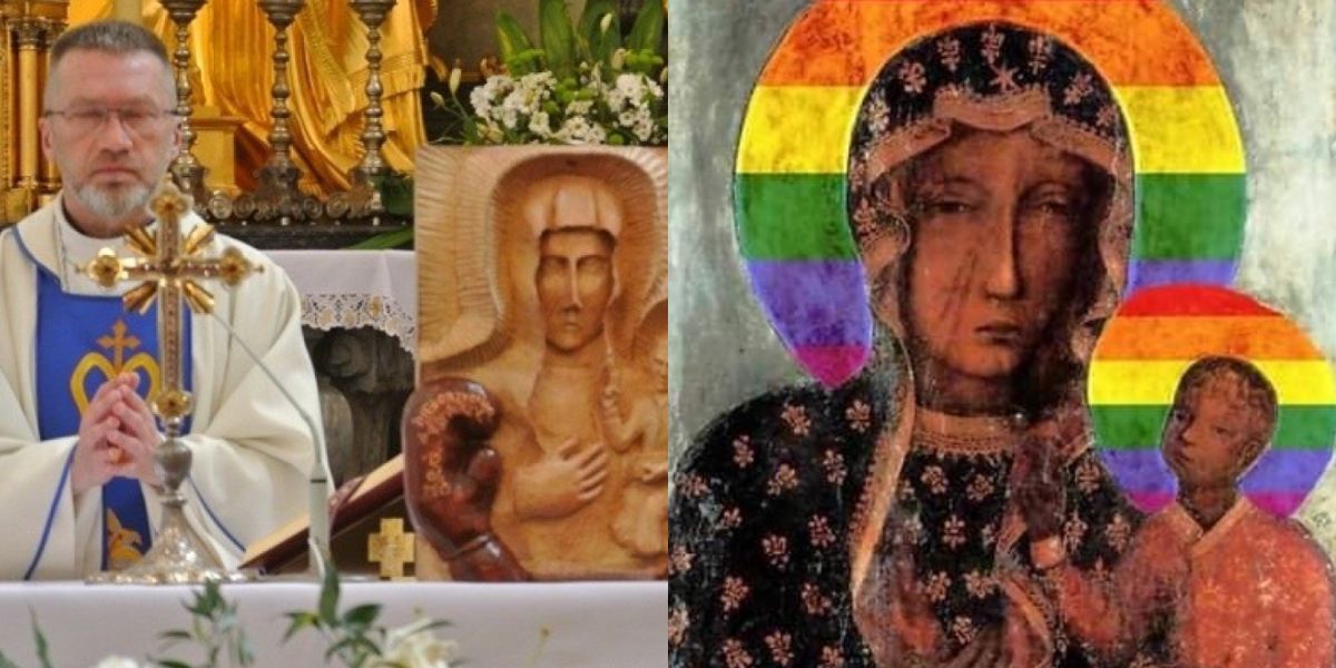 Tęczowa Maryjka obraża, a Matka Boska Bokserska nie? Jest zawiadomienie do prokuratury