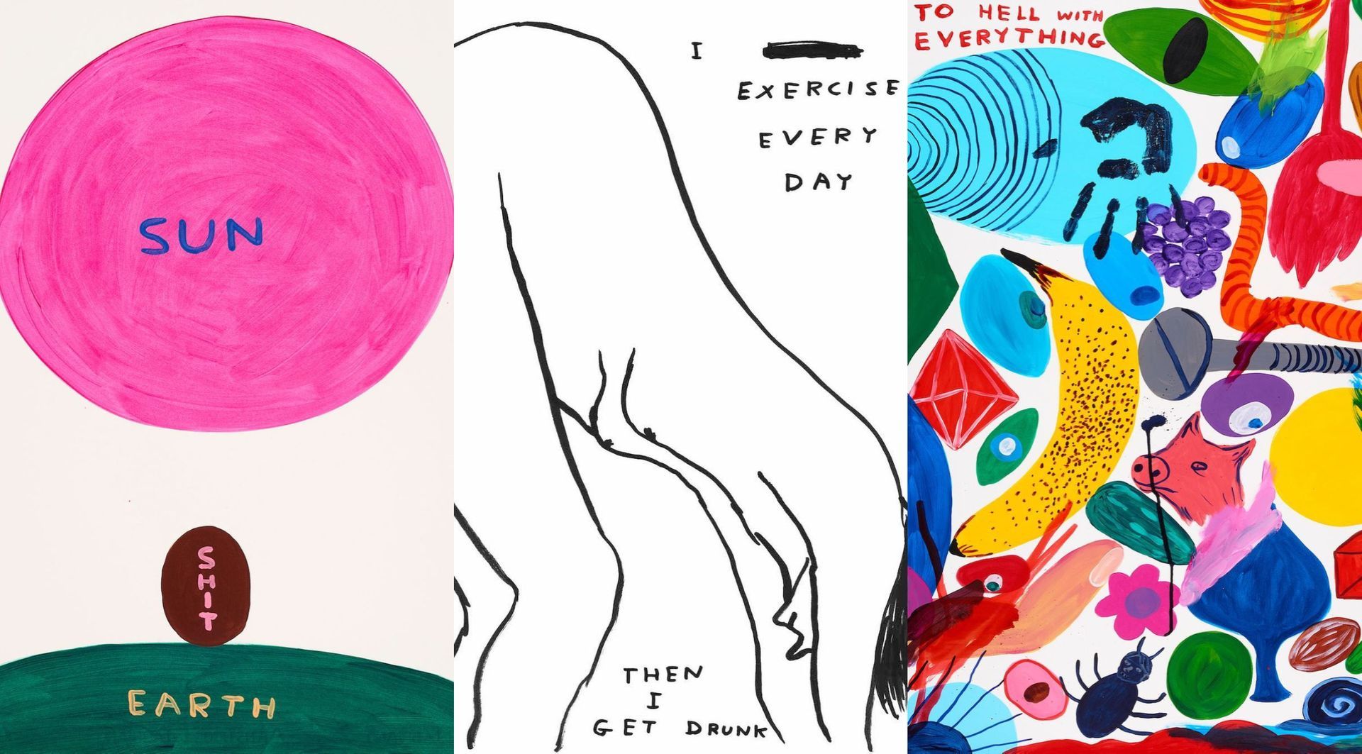 Filozof czy ilustrator? David Shrigley w satyryczny sposób opowiada o człowieczeństwie