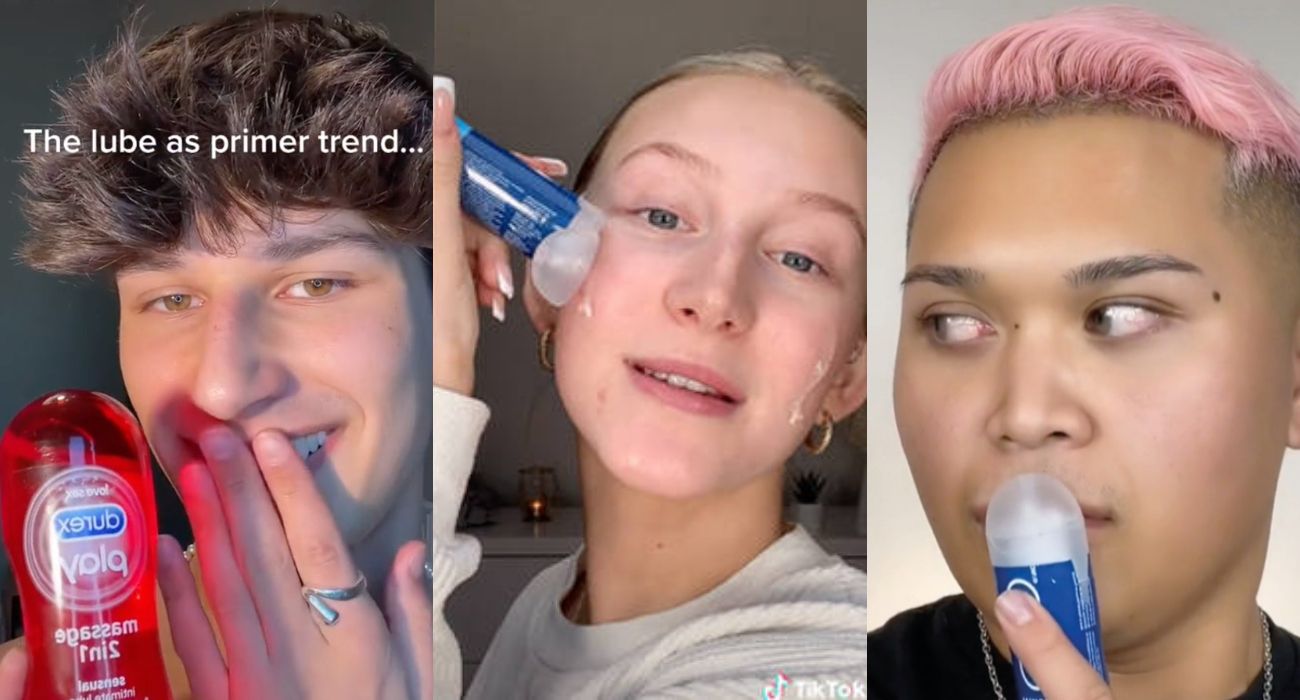 Lubrykant jako baza pod makijaż. Na TikToku zapanował nowy trend