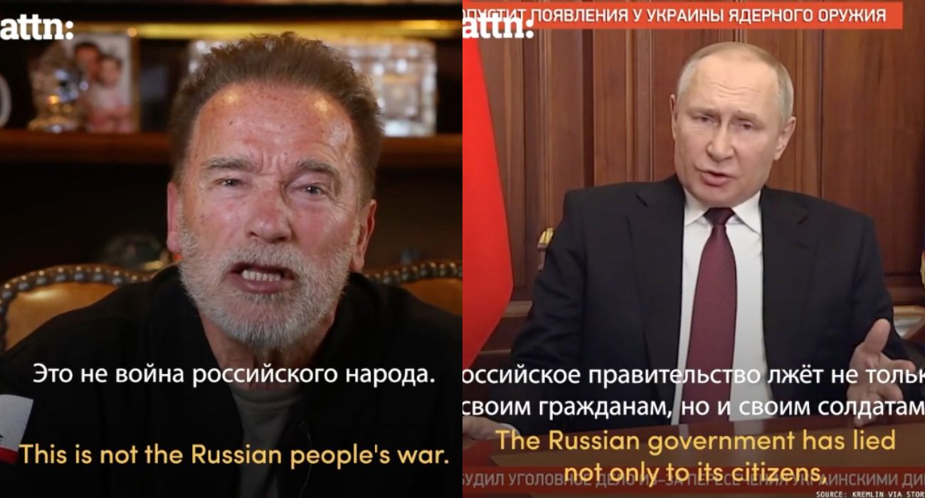 „Ty zacząłeś tę wojnę!". Arnold Schwarzenegger mówi Rosjanom prawdę i zwraca się do Putina