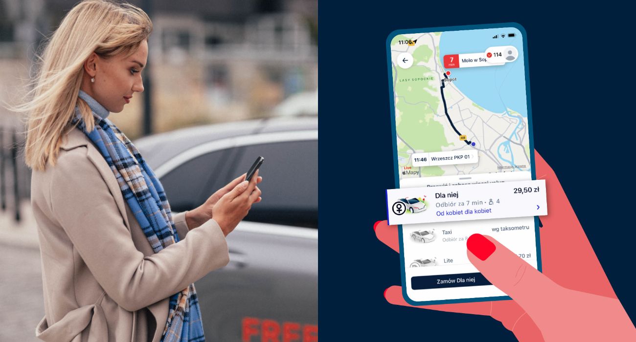 Boisz się jechać z mężczyzną? Taksówka na aplikację oferuje kobietom przejazd z kierowczynią!