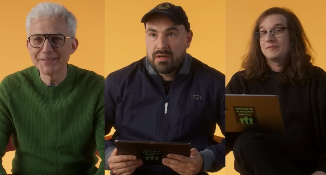 A co gdyby mężczyźni mieli aborcję? Żulczyk, Urbański i Gargamel w kampanii „Jej ciało, jej wybór"