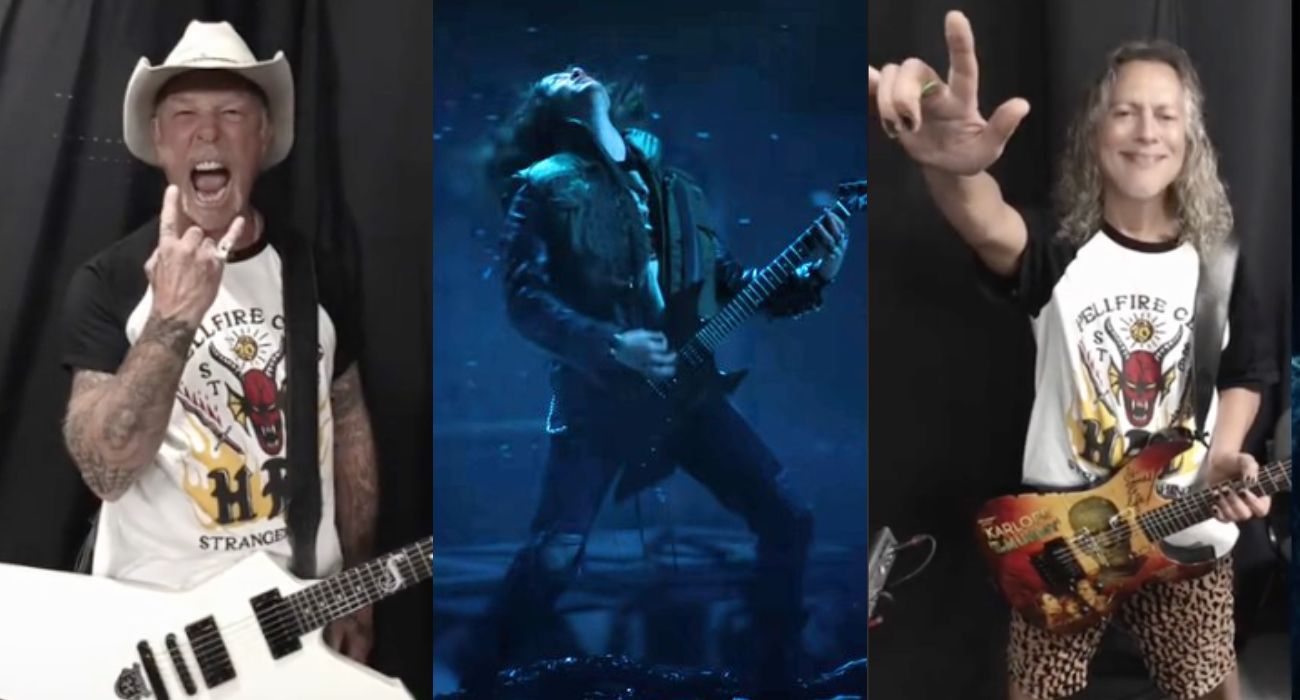 „Eddie, to dla ciebie!". Metallica odtworzyła finałową scenę ze „Stranger Things 4"