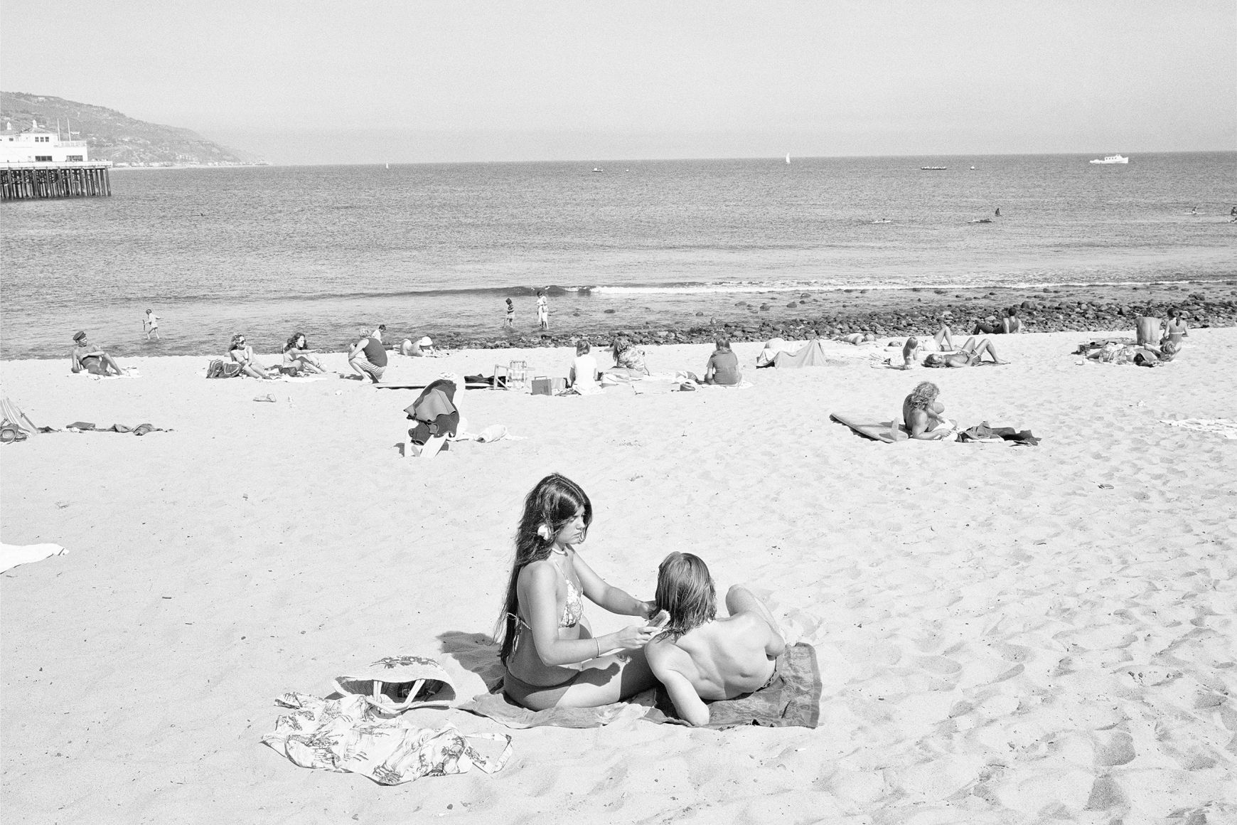 Kalifornijskie plaże z lat 70. na zdjęciach Toda Papageorge'a