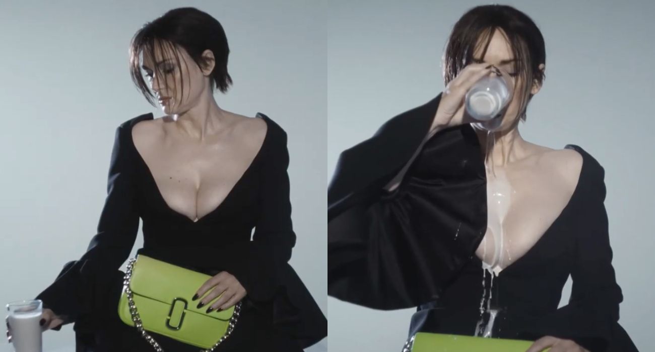 Winona Ryder seksownie pije mleko w filmiku promującym kampanię Marca Jacobsa