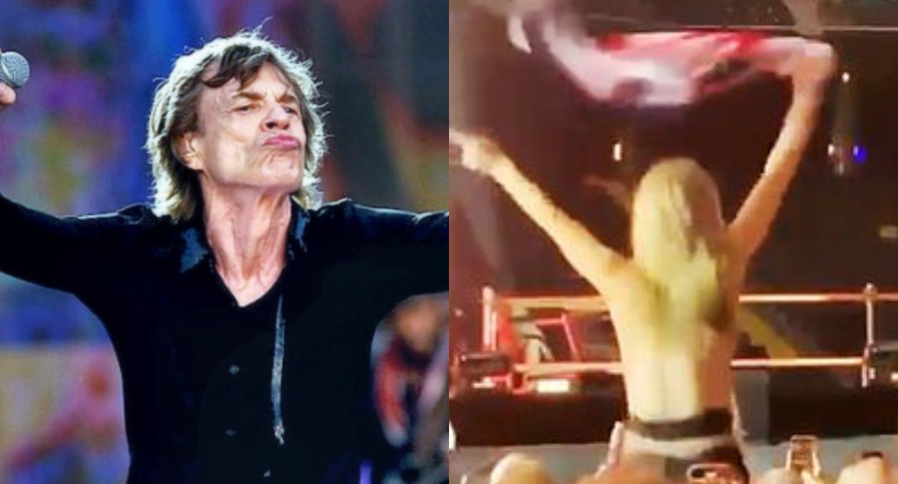 Pokazała piersi podczas koncertu The Rolling Stones i dostała konkretną odpowiedź od Micka Jaggera [wideo]
