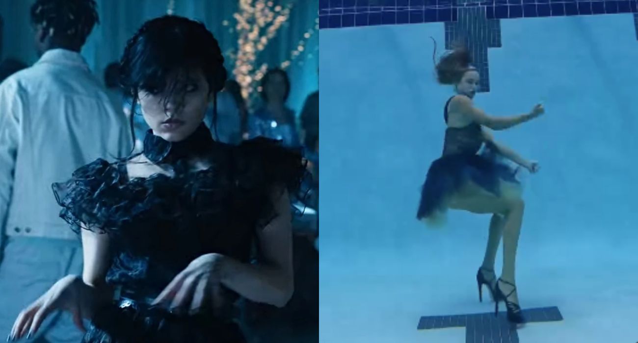 Znana pływaczka wykonała taniec Wednesday pod wodą. To hit w sieci