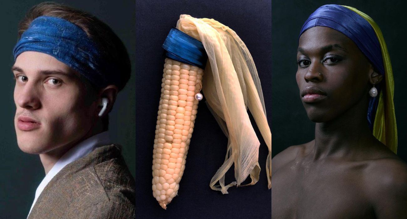 Internauci odtwarzają „Dziewczynę z perłą”. Efekty są zaskakujące