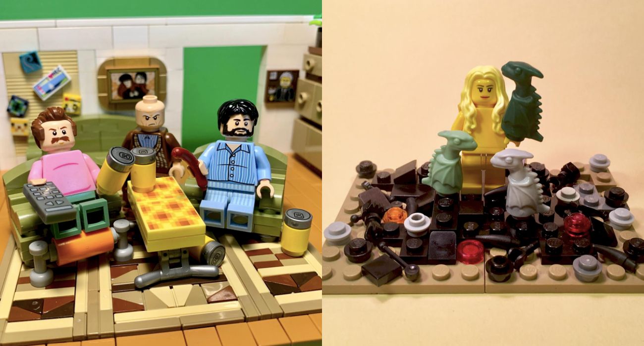 „Świat według Kiepskich" z klocków Lego – TikTok chce więcej