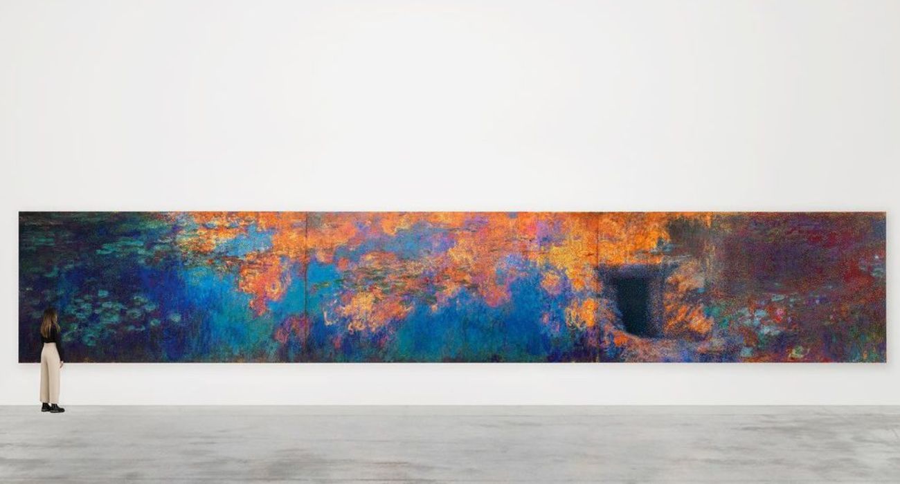 Artysta zbudował „Lilie wodne” Moneta z 650 tys. klocków Lego