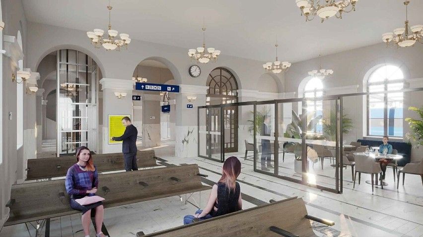 Nowy dworzec w Skierniewicach niczym butik Chanel